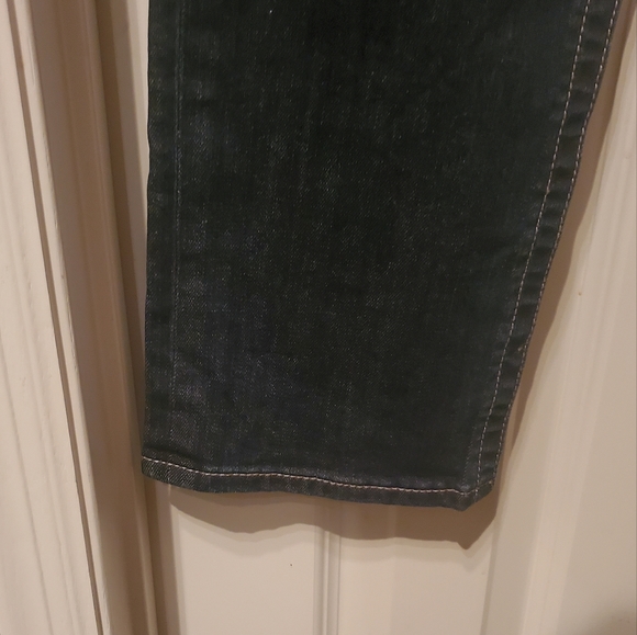 KUT from the Kloth Stevie Straight Leg Dark Blue Jeans Size 8 - Picture 4 of 12